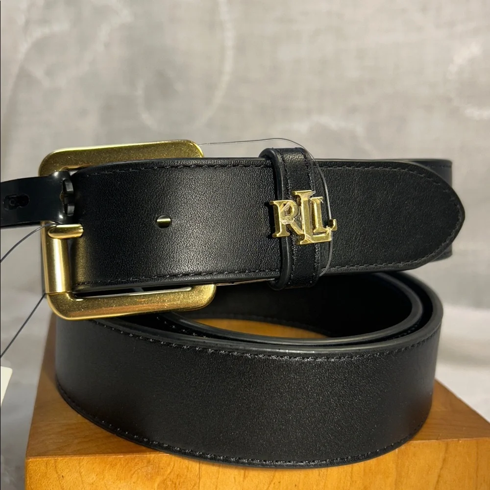 NWT Lauren Ralph Lauren classic leather elegant belt